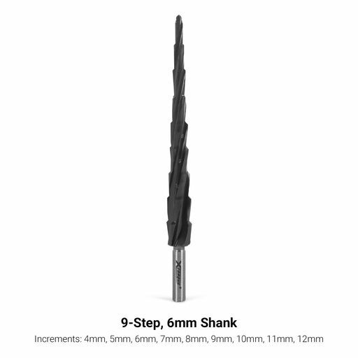 Xtorque XSSD3 3pce M35 Cobalt Shark Step Drill Set – image 5