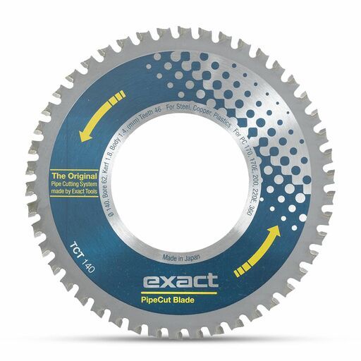 PlumBOSS PB-P7010486 140mm (5-1/2") x 46T TCT Aluminium, Copper, Plastic & Steel exactCUT Pipe Cut Blade – image 2