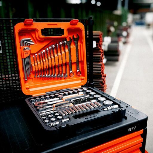 Bahco S98MC1H 98pce 1/4” and 1/2” Square Drive Socket and Deep Socket Set with Metric Hex Profile, Hex Key Set and Combination Spanner Set – image 21