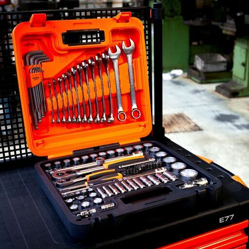 Bahco S98MC1H 98pce 1/4” and 1/2” Square Drive Socket and Deep Socket Set with Metric Hex Profile, Hex Key Set and Combination Spanner Set – image 22
