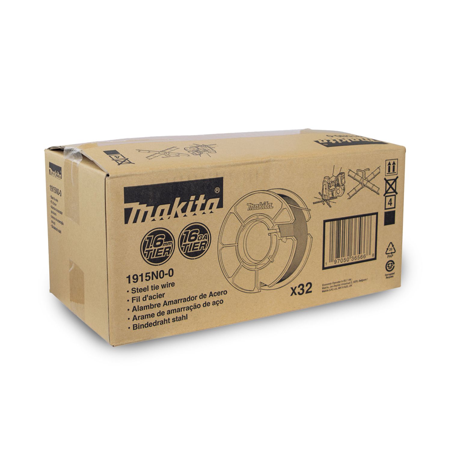 Makita 1915N0-0 32-Pack 1.6mm Tying Wire & Reel to Suit TR001G – image 3