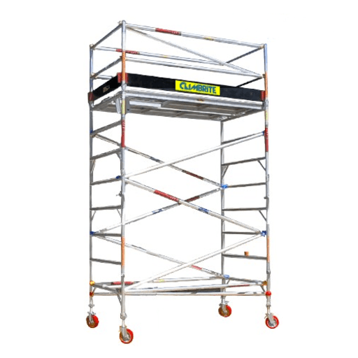 Climbrite CLI25D 2.5 x 1.3 x 2.4m Double Width Aluminium Mobile Scaffold – image 2