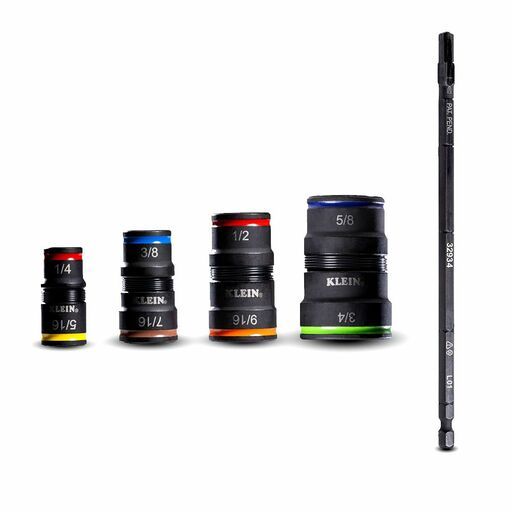 Klein A-32934 9-in-1 Impact Rated Flip Socket Imperial Set