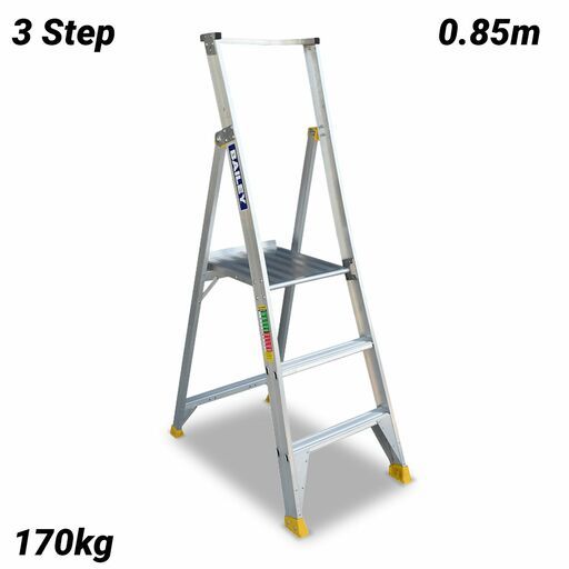 Bailey FS13939 170kg 0.85m Pro Aluminium 3-Step Platform Stepladder