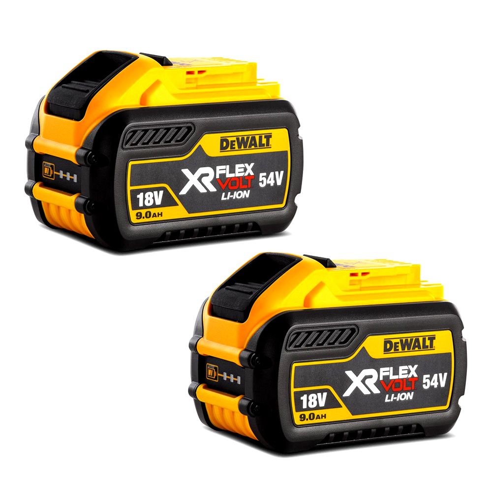 DeWalt 2PKDCB547-XJ 2-Pack 18V-54V 9.0Ah XR Flexvolt Li-Ion Battery – image 1