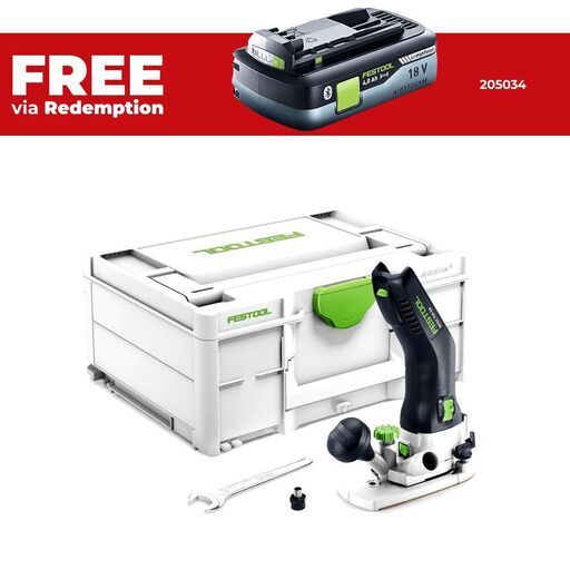 Festool MFKC 700 EB-Basic (578011) 18V Li-ion Cordless Brushless Module Edge Router Trimmer with Systainer - Skin Only