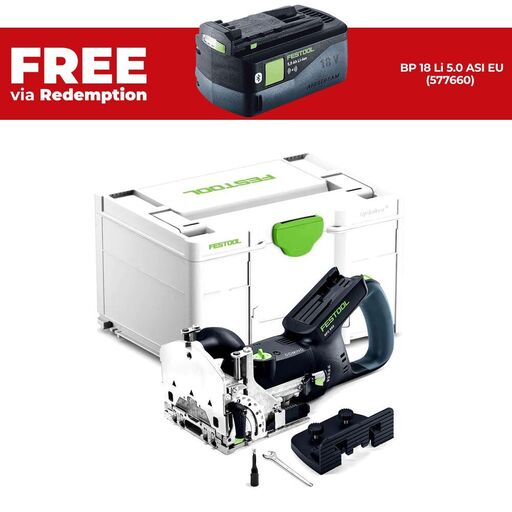 Festool DFC 500 E-Basic (578120) 18V Li-ion Cordless Brushless Joining Machine with Systainer - Skin Only