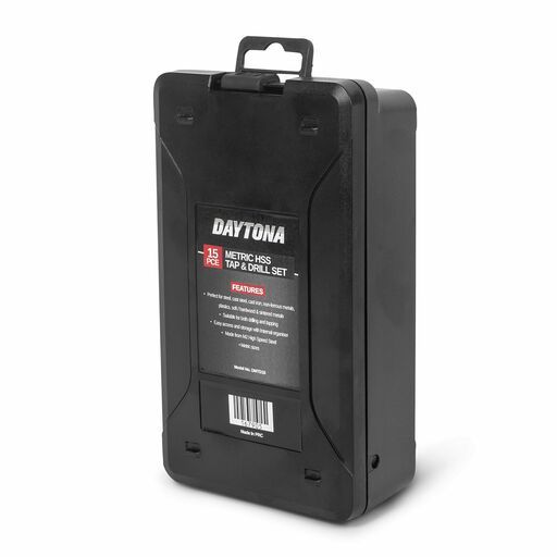 Daytona DMTD15 15pce Metric HSS M3-M12 Tap & Drill Set – image 8