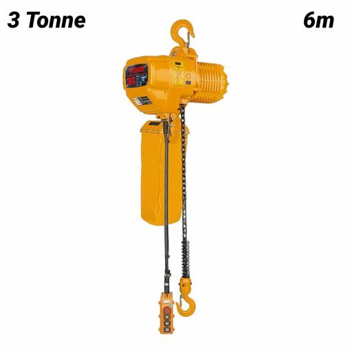 Toho TECH-3PH-2SP-0306 3T 6m Electric Chain Hoist Three Phase 2 Speed