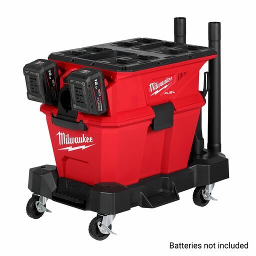 Milwaukee M18F2POVC23L0 18V FUEL Li-ion PACKOUT Dual Battery 23 Litre L-Class Wet / Dry Vacuum Cleaner with VACLINK - Skin Only – image 2