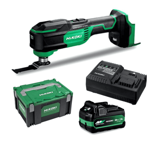 HiKOKI CV18DA(SP2Z) 18V 5.0Ah - 2.5Ah MultiVolt Cordless Brushless Multi Tool Starter Pack Combo Kit – image 4