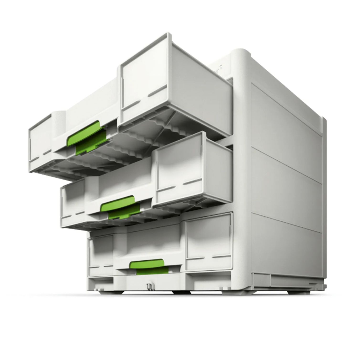 Festool Storage Sys3 For Router Festool SYS3-SORT/3 M 337 (577769) Systainer3 SORTAINER 3-Drawer ...