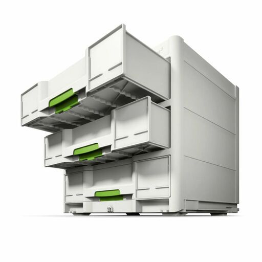 Festool SYS3-SORT/3 M 337 (577769) Systainer3 SORTAINER 3-Drawer Storage Box – image 2