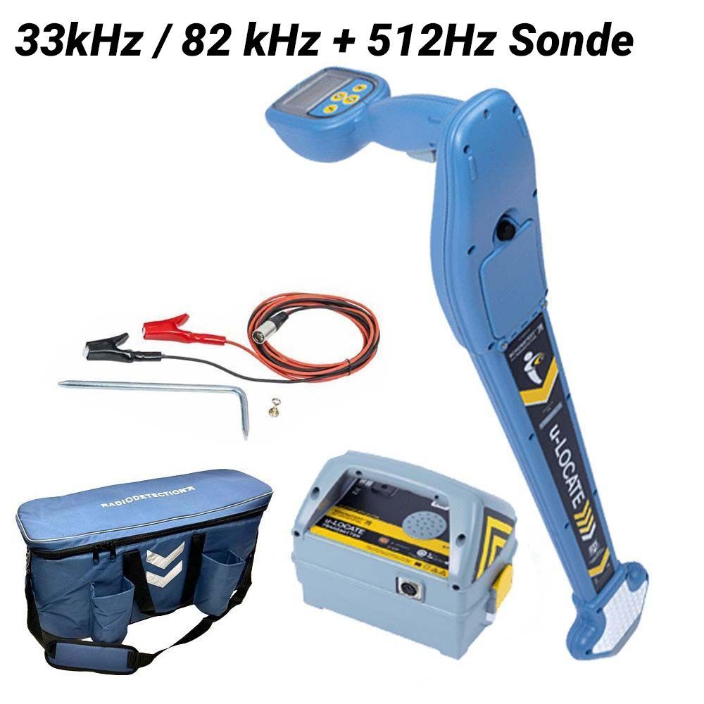 SCHONSTEDT 10/ULOCATE+ Dual-Frequency Pipe & Cable Locator – Active modes at 33 kHz and 82 kHz, Passive Power mode (50/60 Hz), 512 Hz Sonde support & Depth Estimation – image 1