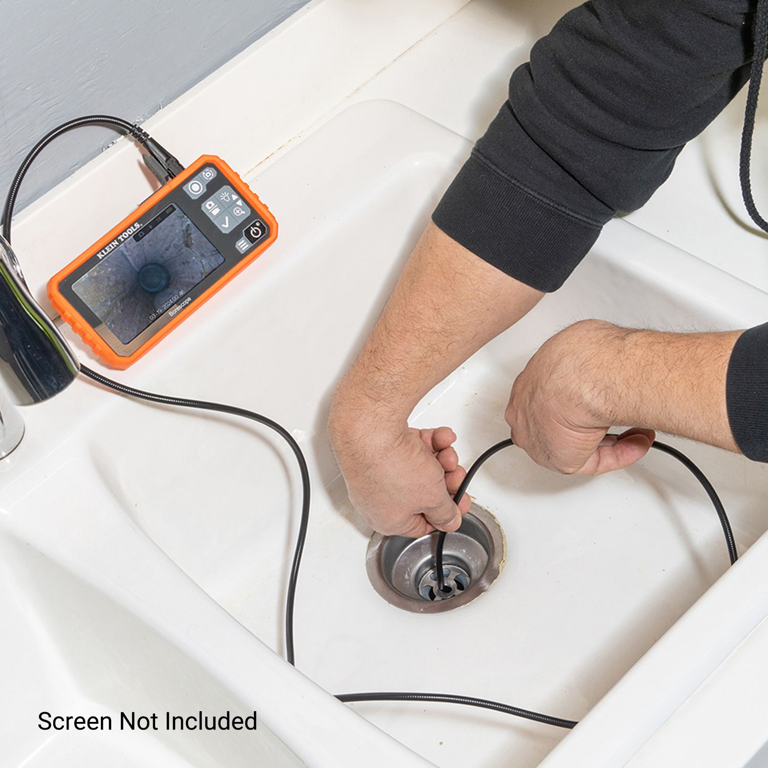 Klein A-69464 Plumber's 1.5m Borescope USB-C 5.5mm IP67 Replacement Camera
