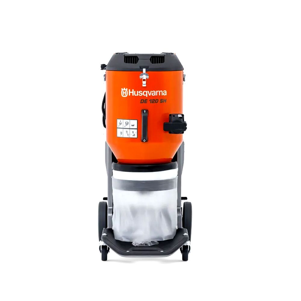 Husqvarna DE120SH (970850002) 1.8kW 380m³/h Air Flow H-Class Dust Extractor – image 6