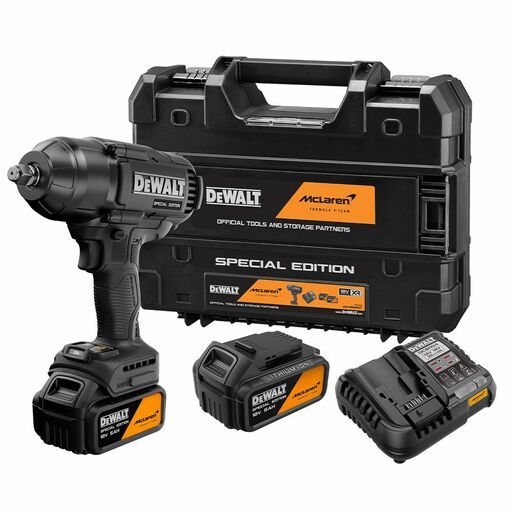 DeWalt DCF99MP2T-XE DeWalt x McLaren F1 Team18V XR 5.0Ah Li-ion Cordless 1/2" High Torque Impact Wrench Combo Kit - Special Edition – image 2