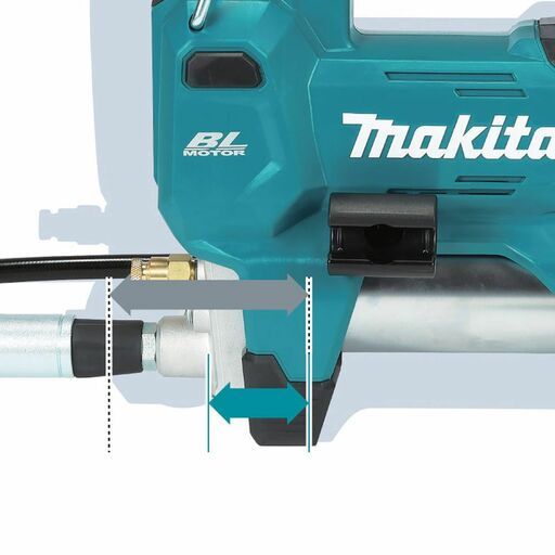 Makita GP001GZ01 40V MAX XGT Li-ion Cordless Brushless 450g Barrel Grease Gun - Skin Only – image 3
