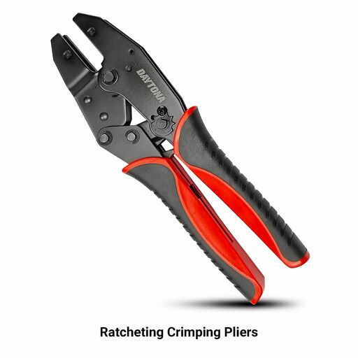Daytona D6RCS Ratchet Crimping Set 5x Crimps Heads - Insulated / Non-Insulated / Open Barrel / Cord End S / Cord End L – image 2