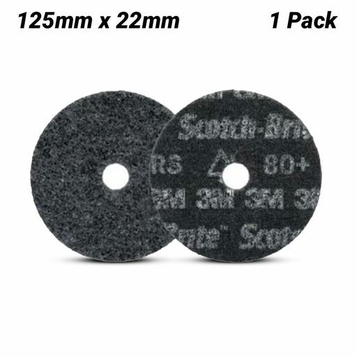 3M 7100359474 125mm x 22mm Abrasive Scotch-Brite HD Surface Conditioning Disc 80 Grit