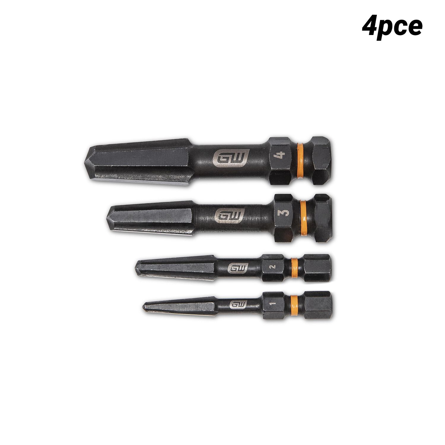 GEARWRENCH 84787 4pce Bolt Biter Screw Extractor Set – image 1