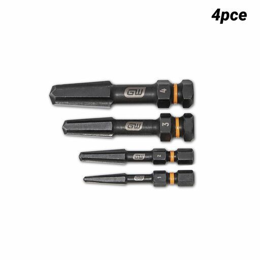 GEARWRENCH 84787 4pce Bolt Biter Screw Extractor Set
