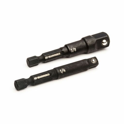 GEARWRENCH 87911 7pce 1/4" & 3/8" Drive Metric Bolt Biter Impact Extraction Socket Set with Adaptors – image 9