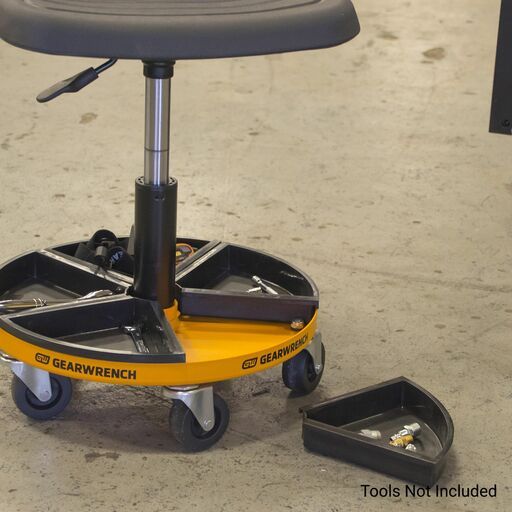GEARWRENCH 86994 457-559mm (18"-22") Adjustable Height Swivel Mechanics Seat – image 6