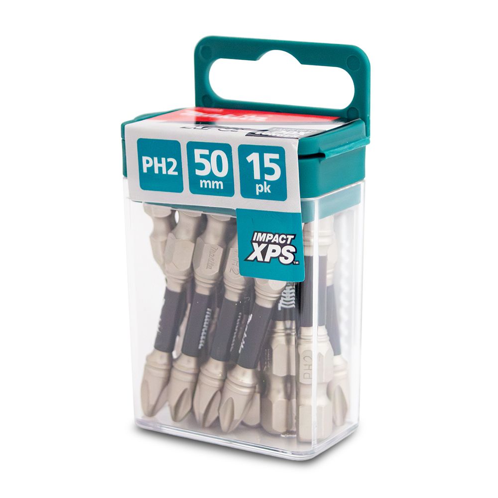Makita E-18459 15-Pack Impact XPS PH2 x 50mm Power Screwdriver Bit – image 3