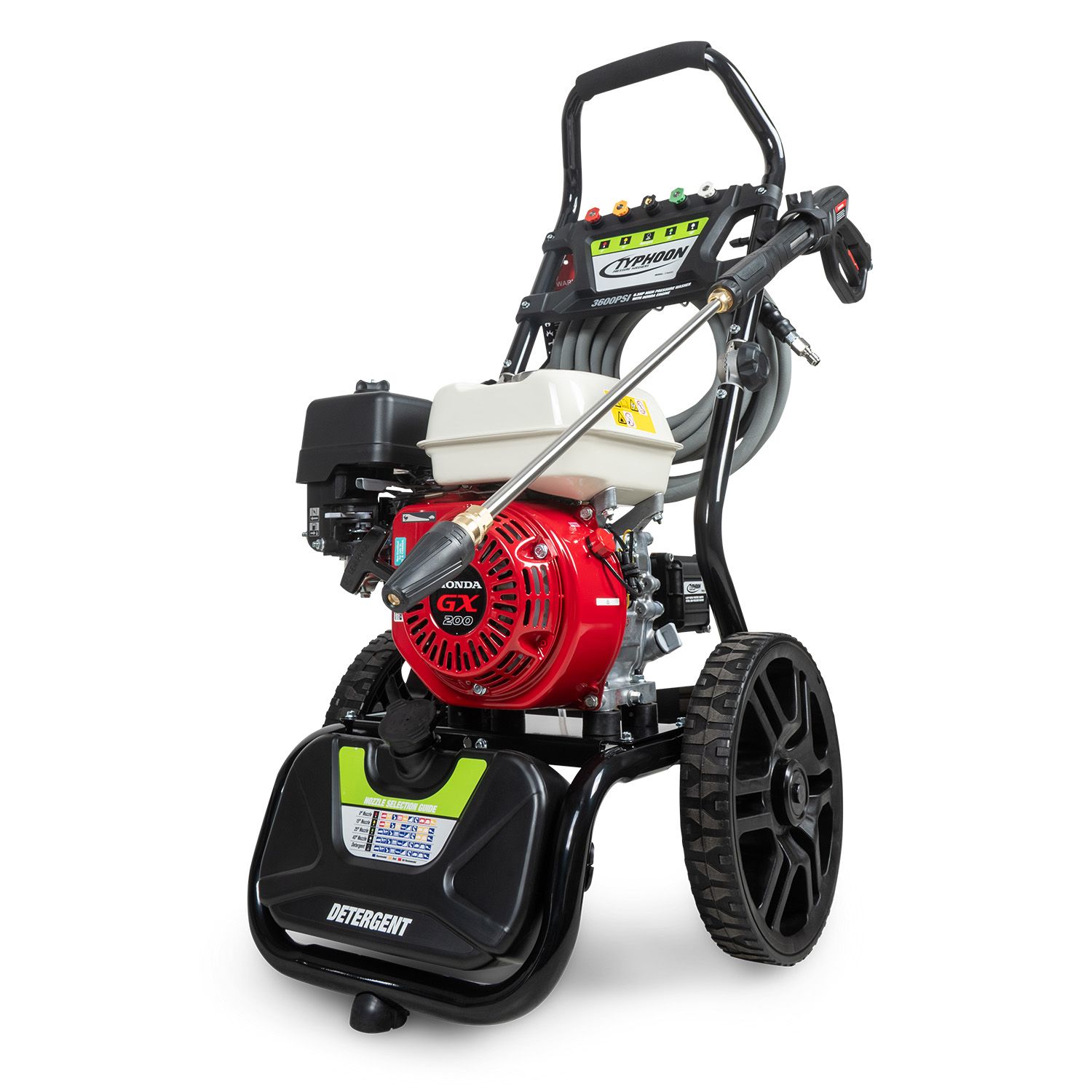 Typhoon TPW65H 6.5HP 3600PSI Honda Powered Petrol High Pressure Washer w/ Turbo Head – image 2