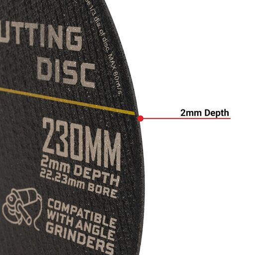 Xtorque XP230V2-10 Platinum 10-Pack 230mm x 2mm Inox Cutting Disc – image 5