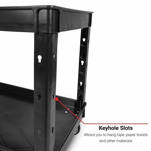 Daytona D3SUCV2 Heavy Duty 2 Shelf Utility Cart – image 4