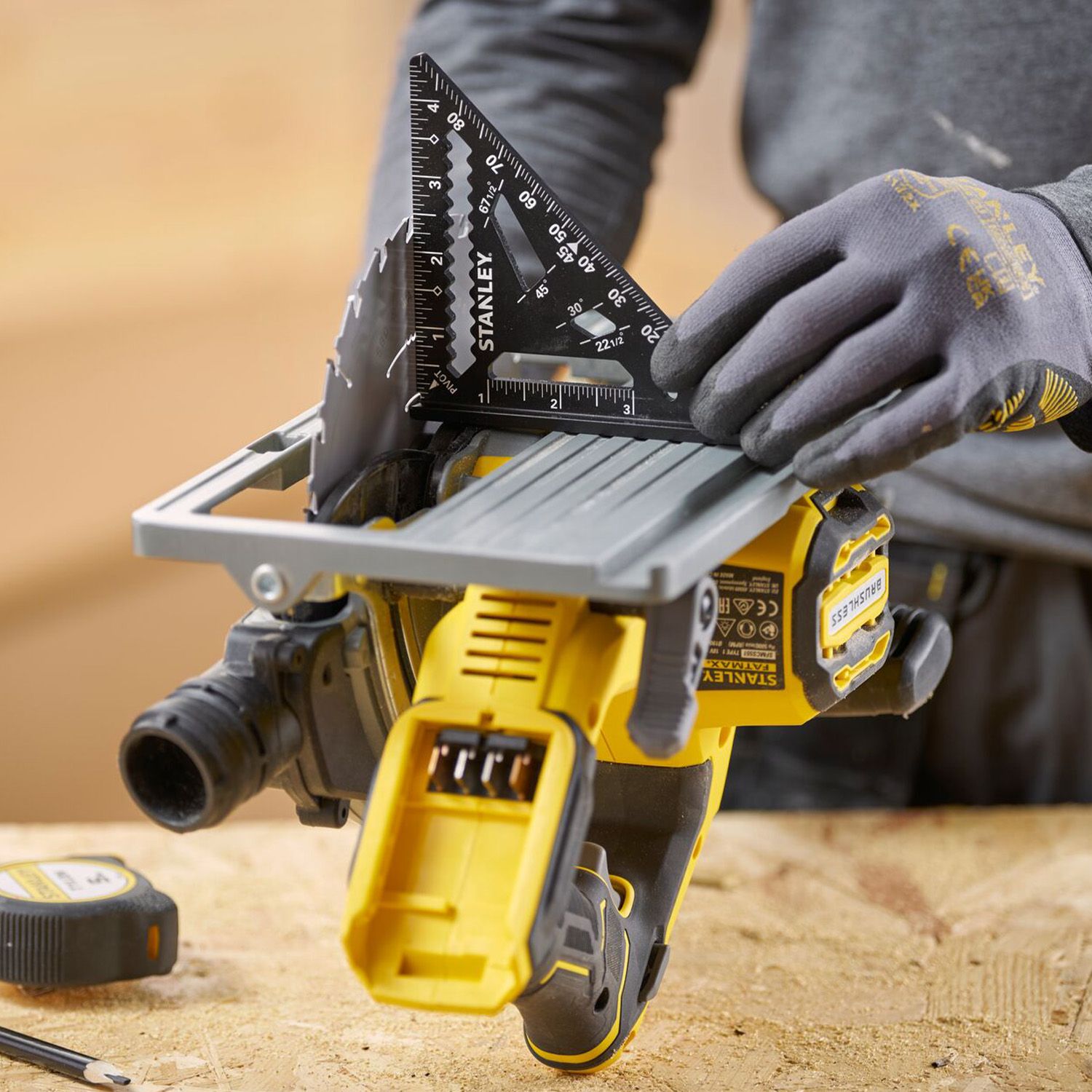 Stanley STHT46103-0 4.5" FatMax Aluminium Quick Square – image 8