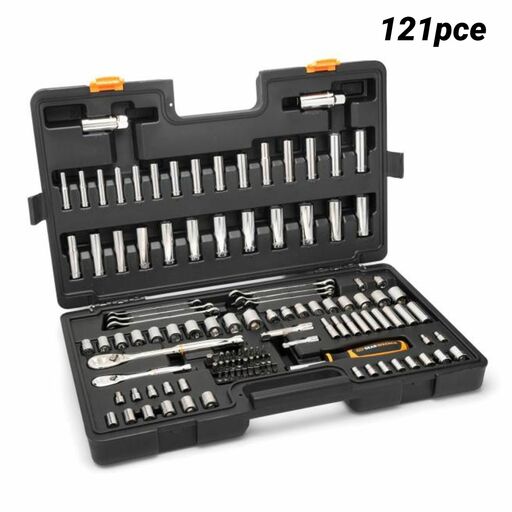 GEARWRENCH GW90SCBMTS 121pce 1/4" & 3/8” Drive 90T SAE/Metric Mechanics Hand Tool Set