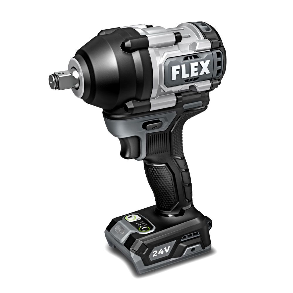 Flex FXA1451-2CA 24V 5.0Ah Li-ion Cordless 1/2" Mid Torque Impact Wrench Combo Kit – image 3