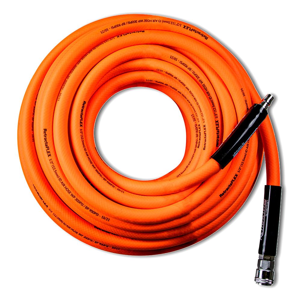 Retracta AH1210 RetractaFLEX 1/2" x 10m Air Hose with Nitto Style Coupler – image 2