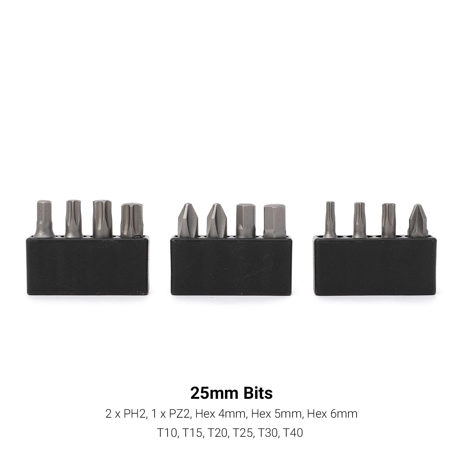 Daytona DSS39 39pce 1/4" 4-14mm, T10-T40, PH2 and PZ2 Socket Set with 100mm Extension Bar – image 8
