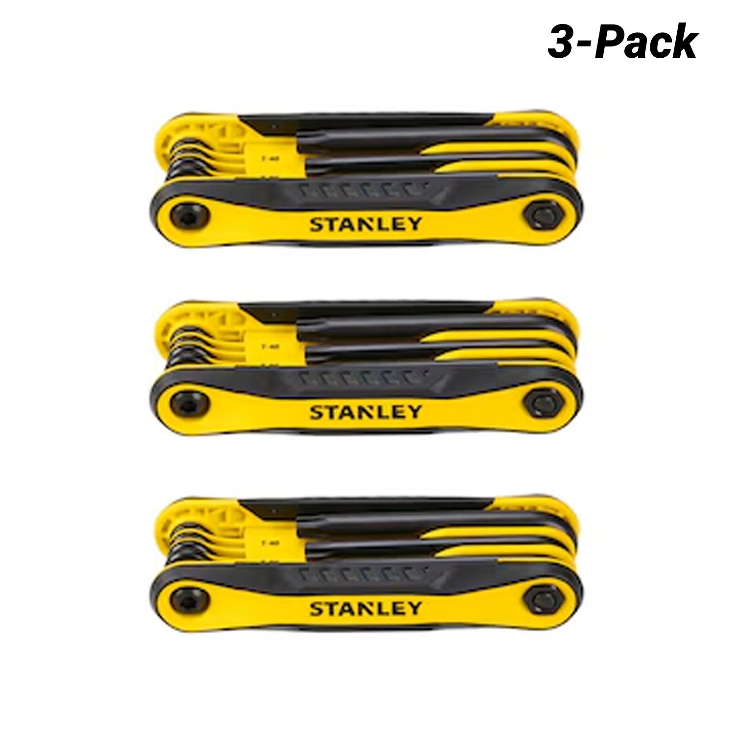 Stanley STHT71759 3-Pack 25pce Folding Hex Keys – image 1
