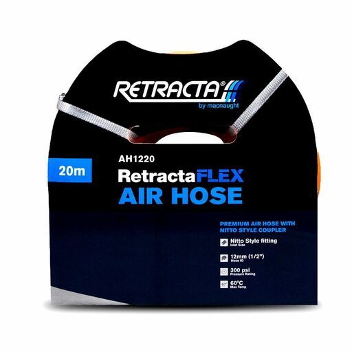 Retracta AH1220 RetractaFLEX 1/2" x 20m Air Hose with Nitto Style Coupler – image 3