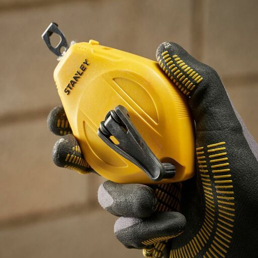 Stanley STHT47113-0 30m 1:1 Plastic Chalk Reel with Blue Chalk & Level Kit – image 5