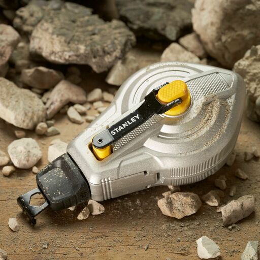 Stanley STHT47612-0 30m FatMax Aluminium 6:1 Gear Chalk Reel with Red Chalk & Spirit Level Kit – image 8