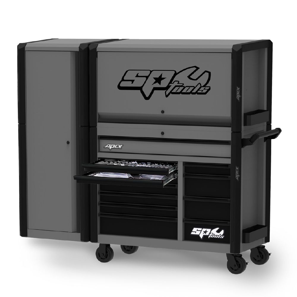 SP Tools SP53002GY 278pce APEX Series Metric / SAE Tool Kit with 69" 12 ...