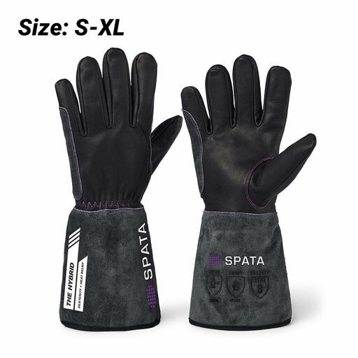SPATA SPTI15 TIG Hybrid Welding Gloves - Small - X-Large