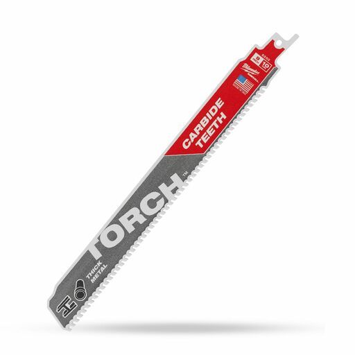 Milwaukee 48475352 3-Pack 230mm (9") SAWZALL™ The TORCH™ with Carbide Teeth 10TPI Blade – image 5