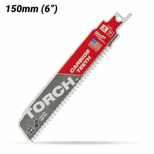 Milwaukee 48475251 150mm (6") SAWZALL™ The TORCH™ with Carbide Teeth 10TPI Blade – image 2