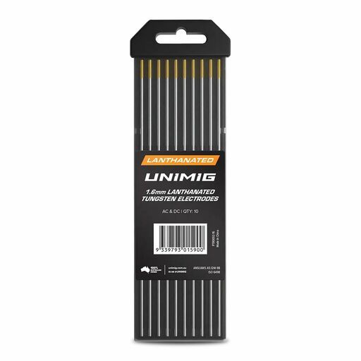 UNIMIG PTR0002-16 10-Pack 1.6mm Lanthanated TIG Tungsten Electrode – image 2