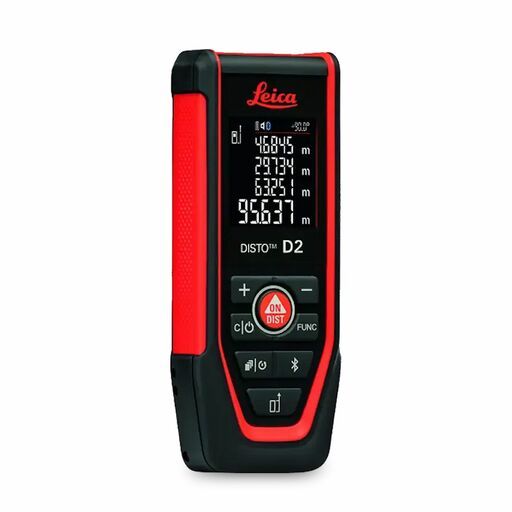 Leica DISTO D2 (LG986858) 150m Red Beam Distance Meter with Tilt Sensor, Bluetooth & NFC – image 2