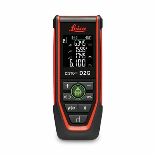 Leica DISTO D2G (LG1017808) 120m Green Beam Distance Meter with Tilt Sensor & NFC