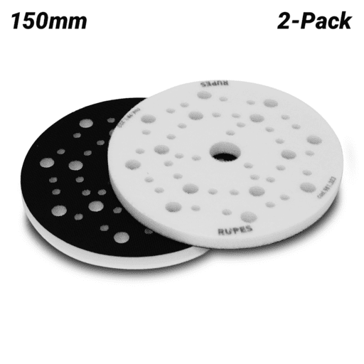 Rupes 981.323 2-Pack 150mm Soft Interface 12mm Thickness Pad - Multiholes