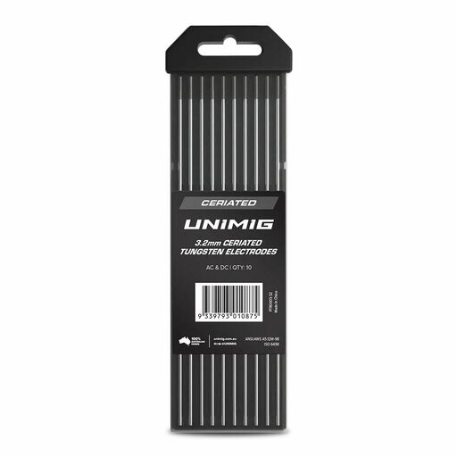 UNIMIG PTR0003-32 10-Pack 3.2mm x 175mm Ceriated Tungsten Electrodes – image 2